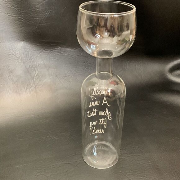 Big Mouth Toys Wine Bottle Glass Holds Whole Bottle A Glass That Fits My Needs - Picture 8 of 9